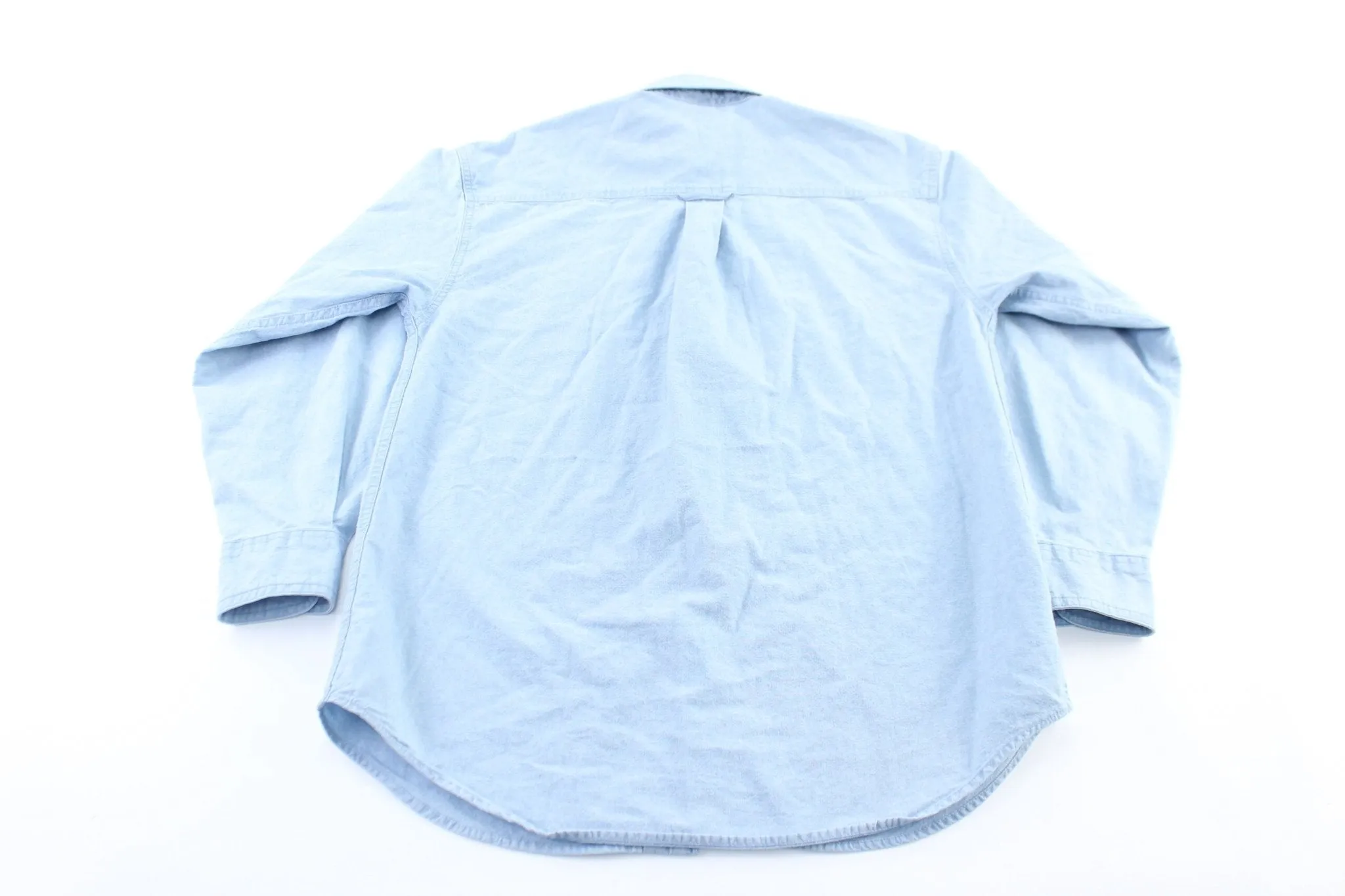 1997 Warner Bros Embroidered Looney Tunes Crew LS Button Down