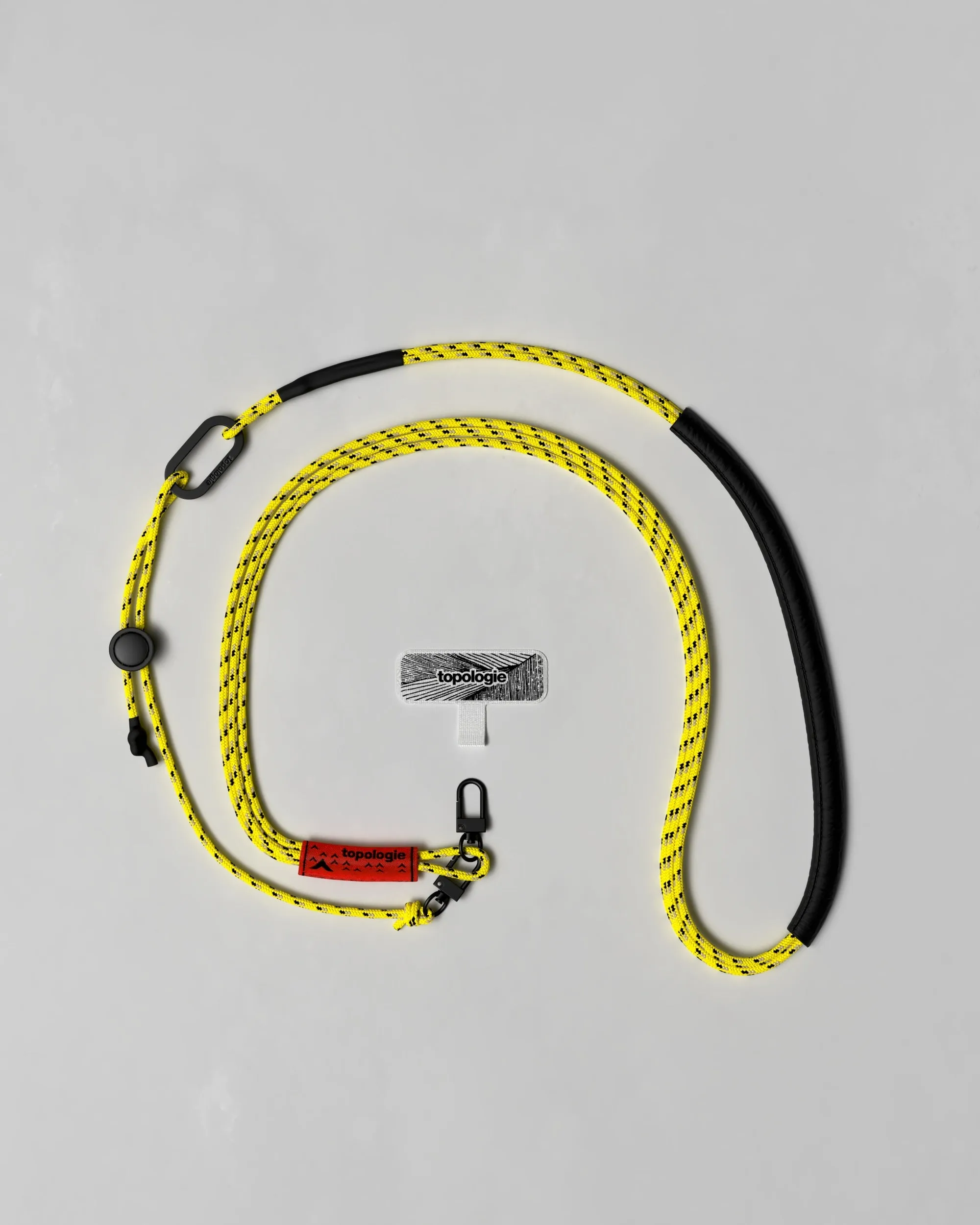 3.0mm Tricord / Yellow Patterned   Phone Strap Adapter
