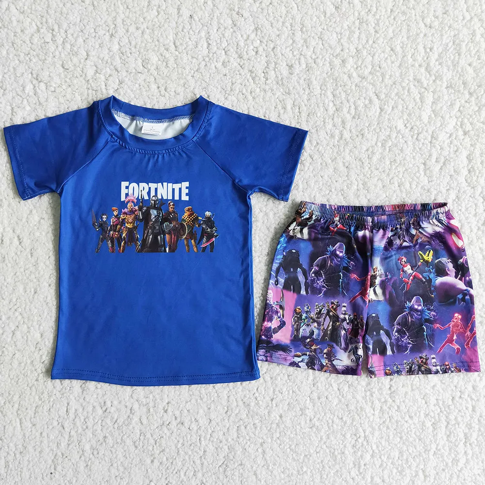Fashion Kids Sibling Clothing Boys Girls Summer Outfits Boutique Girls Clothing Set D11-14
