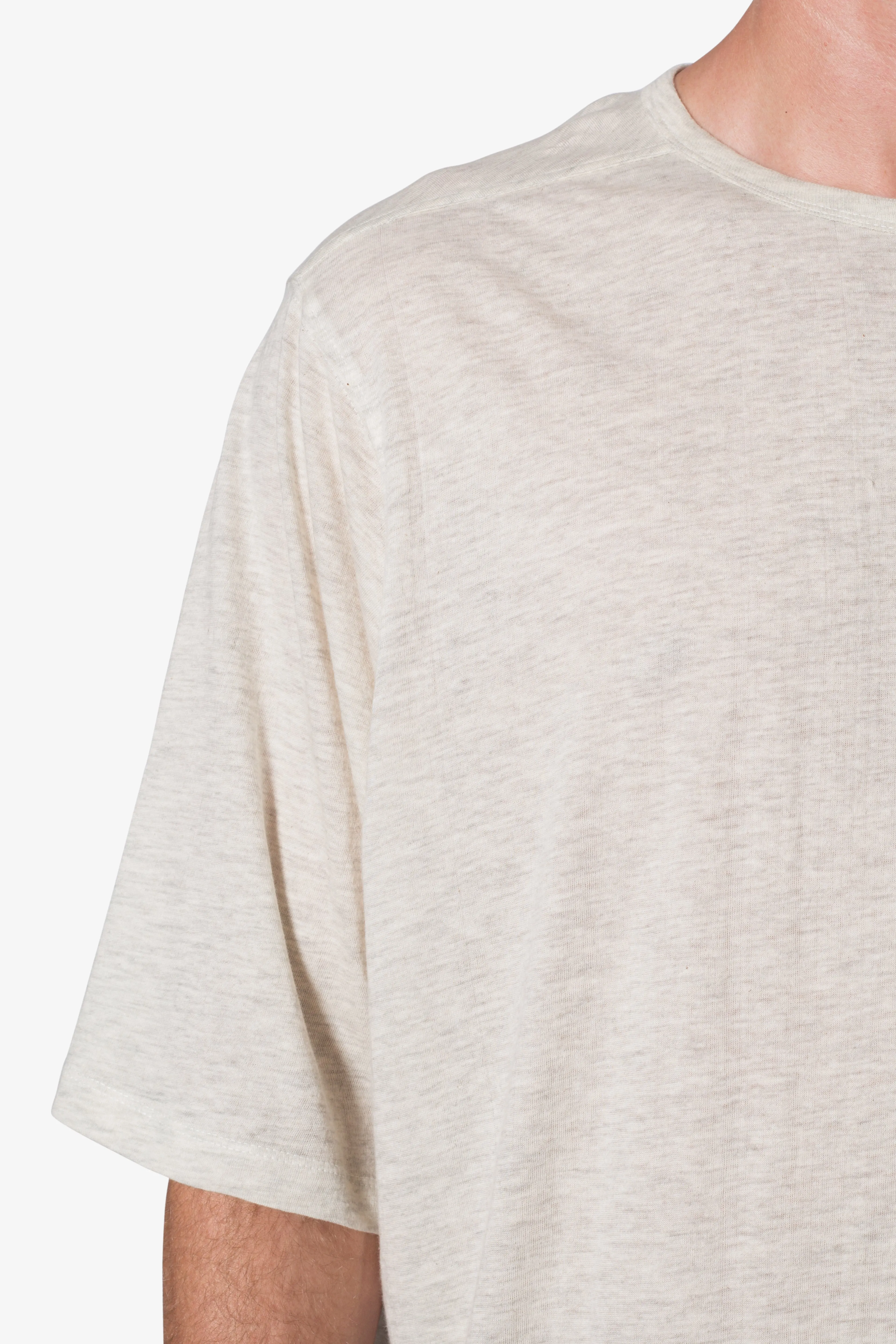 Sheer Gauze Tee - Grey